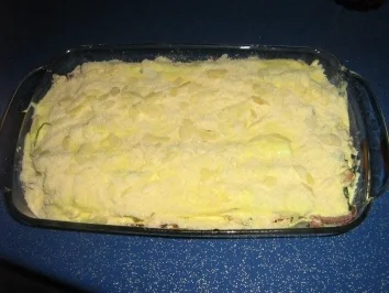 Nudel-Spargel-Auflauf mit Rucola und Senfsauce - Rezept - Bild Nr. 2