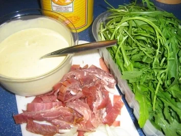 Nudel-Spargel-Auflauf mit Rucola und Senfsauce - Rezept - Bild Nr. 7