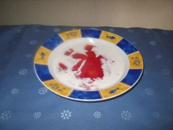 Rezept: Rhabarbergrütze "Omas Art" süss/sauer Rhabarbergrütze "Omas Art" süss/sauer - Rezept