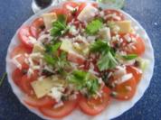 Rezept: Tomaten-Carpaccio mit Kapern Tomaten-Carpaccio mit Kapern - Rezept