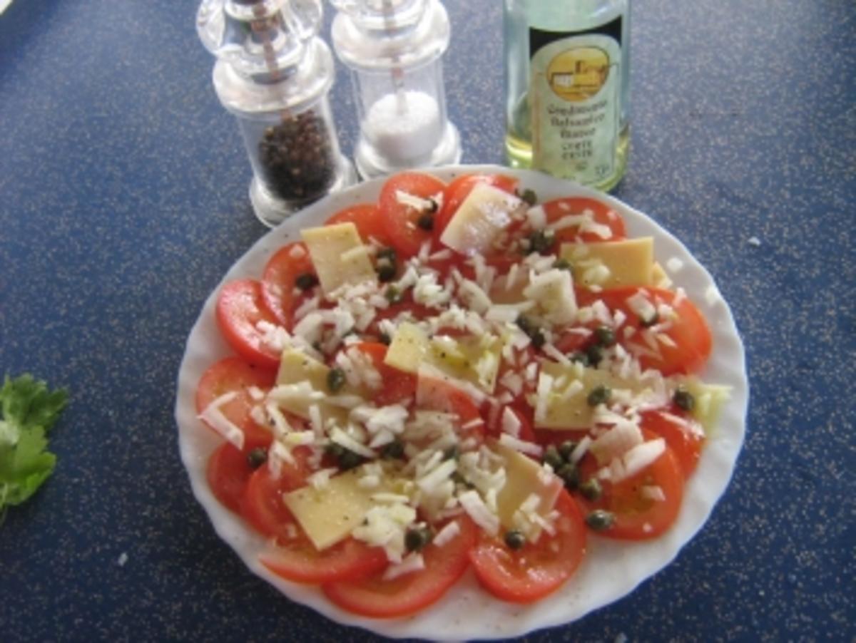 Tomaten-Carpaccio mit Kapern - Rezept - Bild Nr. 4