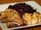 Kotelette mit Zwiebelkruste, Apfel-Kartoffel-Gratin - Rezept - Bild Nr. 9
