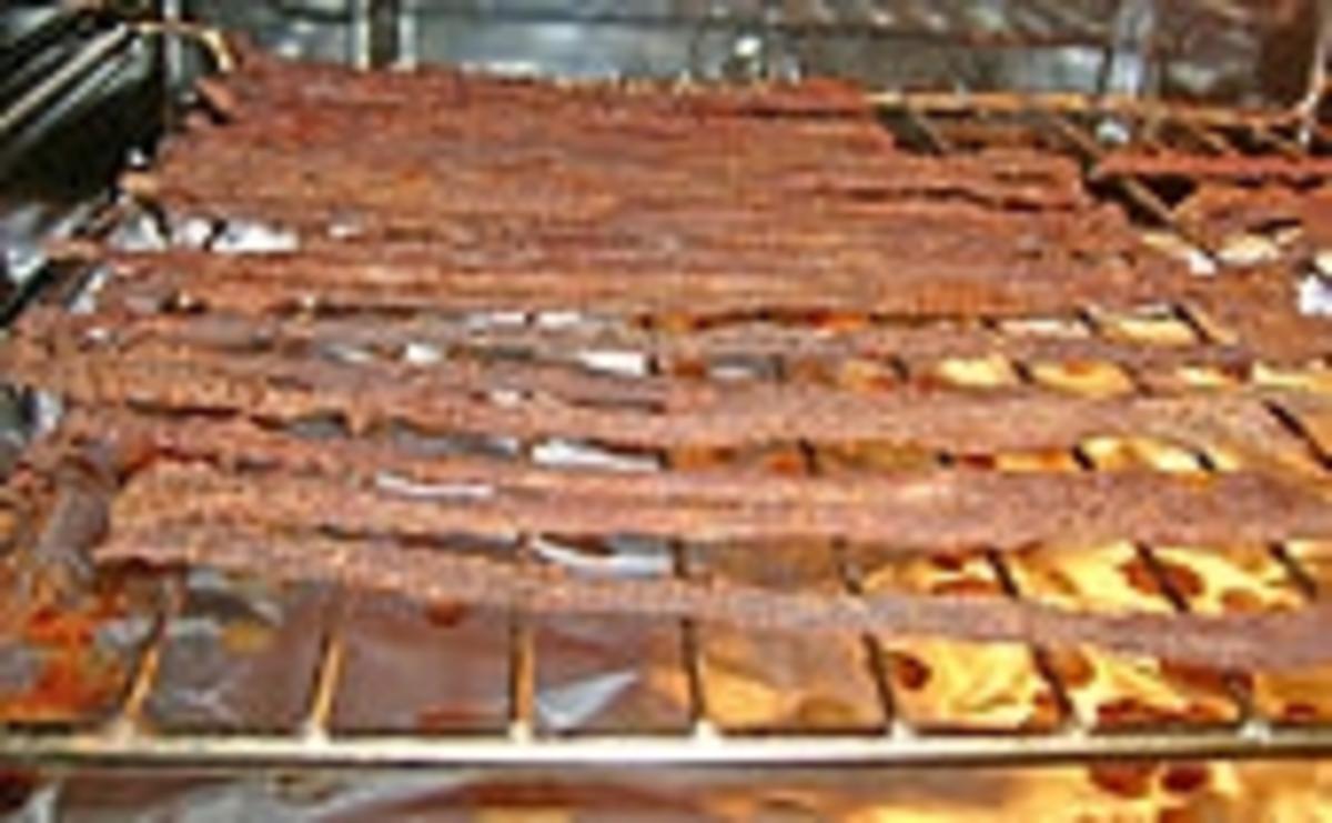 Bilder für Beef Jerky - würziges Dörrfleisch - Rezept