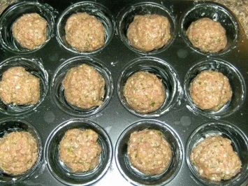 Rezept: Hackfleisch - Kräuter - Muffins Bild Nr. 3 Hackfleisch - Kräuter - Muffins - Rezept - Bild Nr. 3