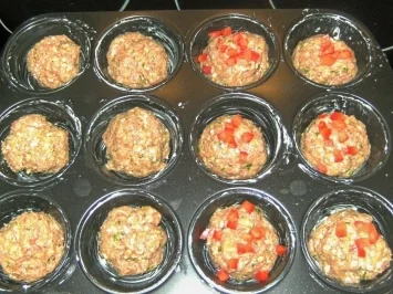 Rezept: Hackfleisch - Kräuter - Muffins Bild Nr. 4 Hackfleisch - Kräuter - Muffins - Rezept - Bild Nr. 4
