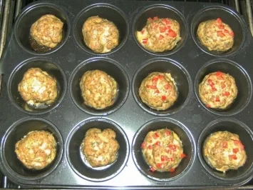 Rezept: Hackfleisch - Kräuter - Muffins Bild Nr. 5 Hackfleisch - Kräuter - Muffins - Rezept - Bild Nr. 5