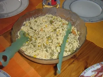 Nudelsalat vegetarisch - Rezept