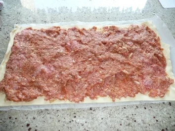 Gefüllte Blätterteigschnecken - Rezept
