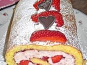 Sahnige Biskuitrolle - Rezept - Bild Nr. 2