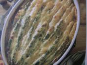 gemischter spargelauflauf in weißweinsauce - Rezept