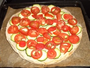 Rezept: Fladenbrot überbacken Bild Nr. 2 Fladenbrot überbacken - Rezept - Bild Nr. 2