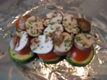 Rezept: Mediterranes Huhn Gemüse Paket Mediterranes Huhn Gemüse Paket - Rezept