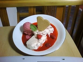 Himbeerparfait - Rezept