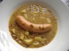Linsensuppe " westfälisch " mit Bockwürstchen - Rezept