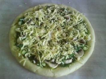 Rezept: Arabische Pizza-vegetaria Bild Nr. 3 Arabische Pizza-vegetaria - Rezept - Bild Nr. 3