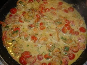 "LINGUINE AI SCAMPI FIAMMEGGIATI" - Pasta mit flambierten Scampis - Rezept - Bild Nr. 12