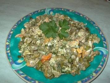 Grüner Spargel mit Ei - Rezept