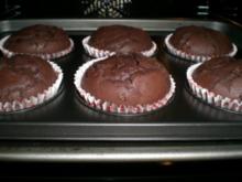 schokoladige Schokoladen-Muffins - Rezept