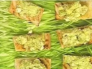 Rezept: Gegrillte Avocado-Fetakäse-Crossies Gegrillte Avocado-Fetakäse-Crossies - Rezept