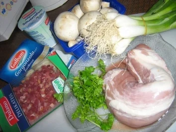 Gorgonzola Geschnetzeltes mit Champignons - Rezept - Bild Nr. 2