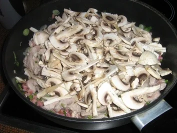 Gorgonzola Geschnetzeltes mit Champignons - Rezept - Bild Nr. 4