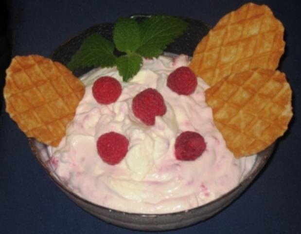 Dessert Himbeer Sahne Quark Rezept Mit Bild Kochbar De