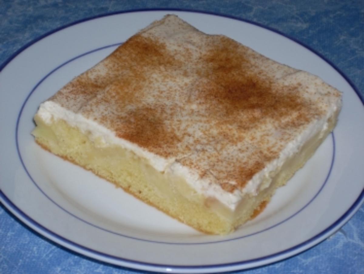 apfel - schmand - kuchen - blech