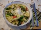 Nudeln mit grünem Spargel und Bärlauch - Rezept
