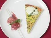 Zucchinitorte mit Melone - Rezept