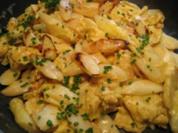 Spargel gebraten - im Eierbett - Rezept