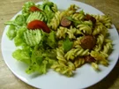 Rezept: Kräuterspirelli mit Wurst Kräuterspirelli mit Wurst - Rezept