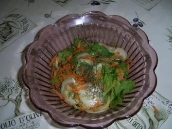 Karotten-Gurkensalat mit Winterendivien - Rezept