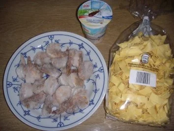 Garnelen kuscheln sich im Bett aus Bandnudeln - Rezept - Bild Nr. 2