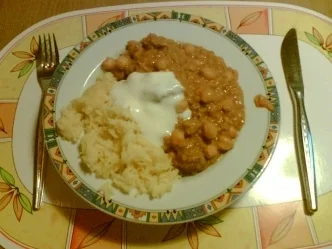 Chicken Curry mit Kichererbsen, roten Linsen und Kokosmilch - Rezept