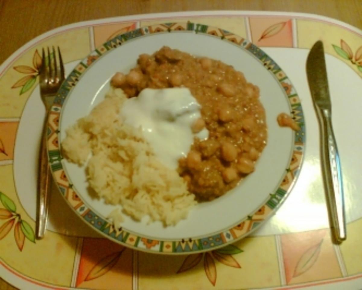 Chicken Curry mit Kichererbsen, roten Linsen und Kokosmilch - Rezept ...