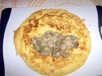 Rezept: Überbackene Pfannkuchenrollen Bild Nr. 7 Überbackene Pfannkuchenrollen - Rezept - Bild Nr. 7