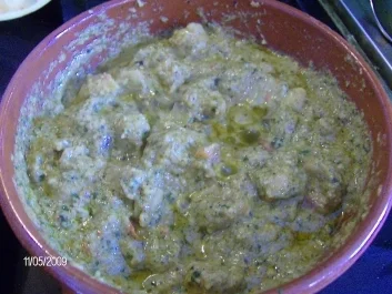 Rezept: Auberginenringe gefüllt und mit Gorgonzola überbacken Bild Nr. 4 Auberginenringe gefüllt und mit Gorgonzola überbacken - Rezept - Bild Nr. 4