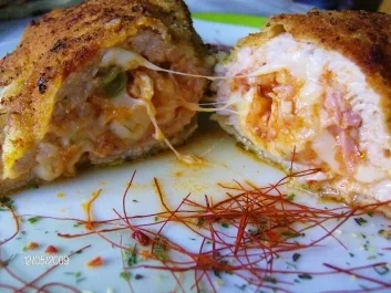 Teufels Cordon Bleu - scharfes Schmetterlingsschnitzel - Rezept