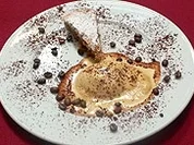 Torta della Nonna mit selbst gemachtem Kaffeeeis - Rezept