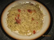 "Grüne" Spaghetti mit Parmaschinken - Rezept