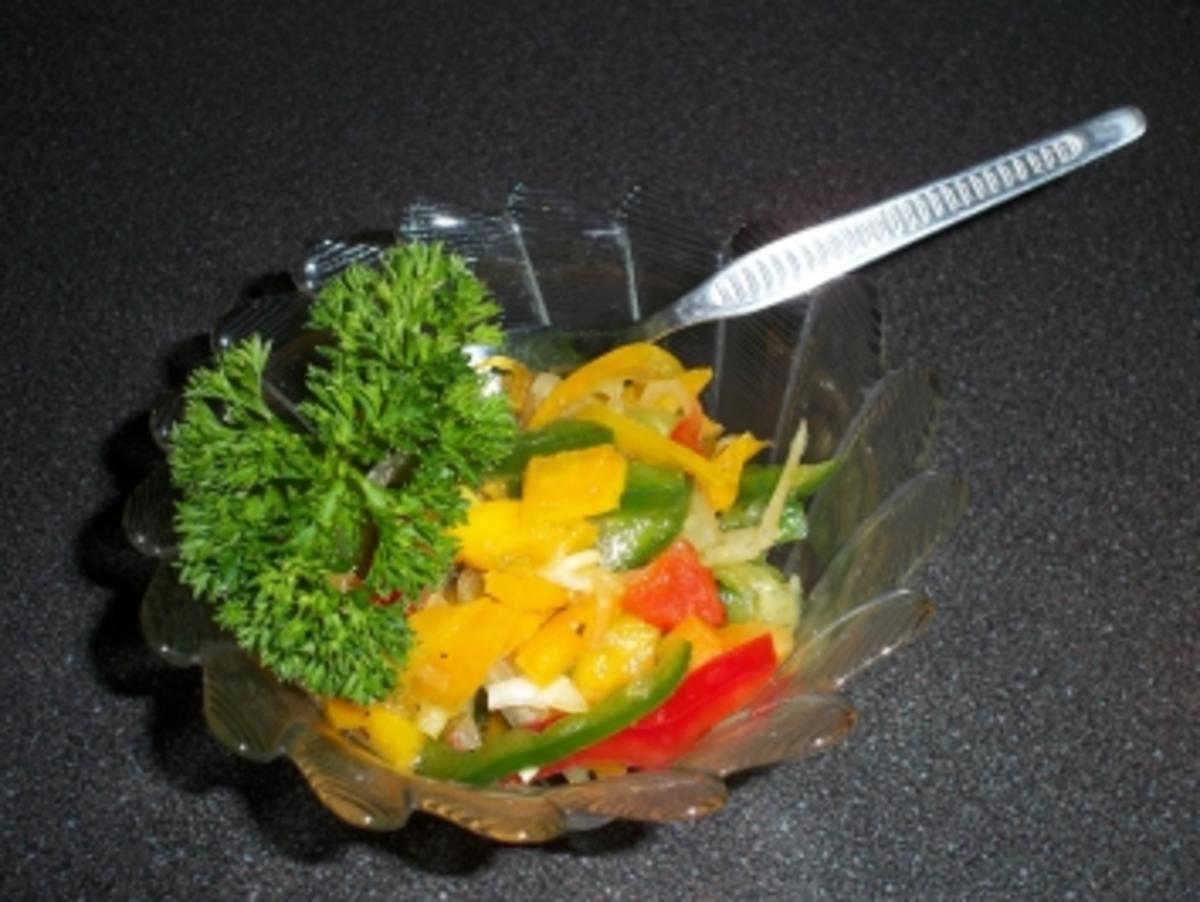 Paprika Zwiebel Salat - Rezept - Bild Nr. 4