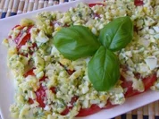 Tomatenscheiben mit Salsa Vinagreta - Rezept