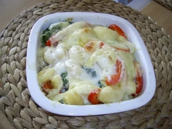 Gnocchi- Gemüse Auflauf - Rezept