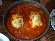 gefüllte putenröllchen - Rezept