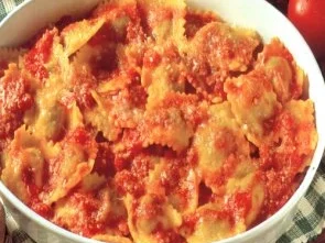 erster gang ravioli mit auberginefùllung - Rezept