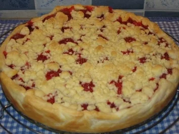 Rezept: Erdbeer-Streuselkuchen Erdbeer-Streuselkuchen - Rezept