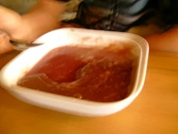 Schokopudding mit Träublesaft - Rezept - Bild Nr. 3