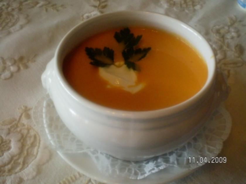 orangen- Möhren-Suppe - Rezept mit Bild - kochbar.de