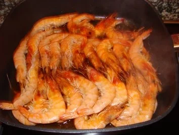 Rezept: Meeresfrüchte : -Ehrliche Garnelen- Bild Nr. 2 Meeresfrüchte : -Ehrliche Garnelen- - Rezept - Bild Nr. 2