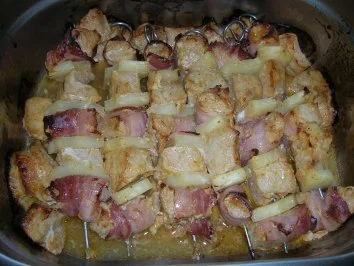 Rezept: Putenspieße mit Ananas Bild Nr. 2 Putenspieße mit Ananas - Rezept - Bild Nr. 2